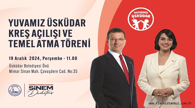 ÜSKÜDAR BELEDİYESİNİN İLK KREŞİ AÇILIYOR