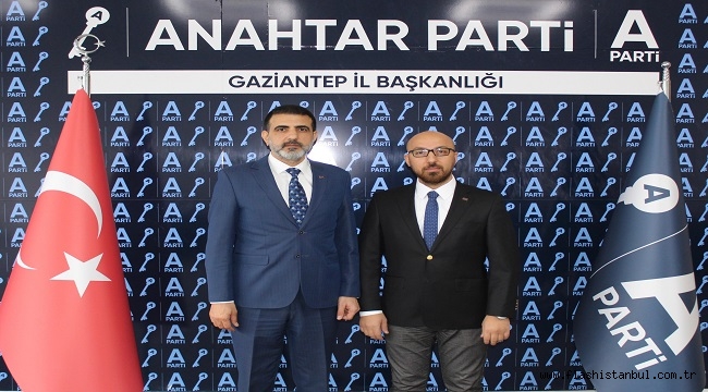 AYKUT ŞAŞMAZ ANAHTAR PARTİ ŞEHİTKAMİL İLÇE BAŞKANLIĞI'NA GETİRİLDİ