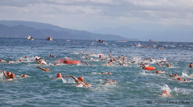 DATÇA 19. AÇIK KIŞ YÜZME MARATONU DÜZENLENDİ