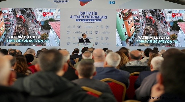 İSTANBUL'UN KALBİNİ SU BASKINLARINDAN KURTARACAK PROJENİN TEMELİ ATILDI