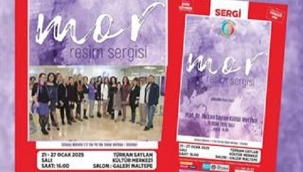 "MOR" RESİM SERGİSİ İSTANBUl'DA SANATSEVERLERLE BULUŞTU