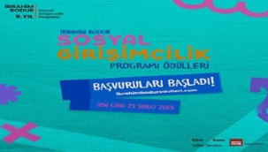 9.İBRAHİM BODUR SOSYAL GİRİMCİLİK PROGRAMINA BAŞVURULAR BAŞLADI