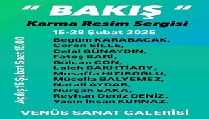  "BAKIŞ KARMA RESİM SERGİSİ" VENÜS SANAT GALERİSİ'NDE AÇILIYOR