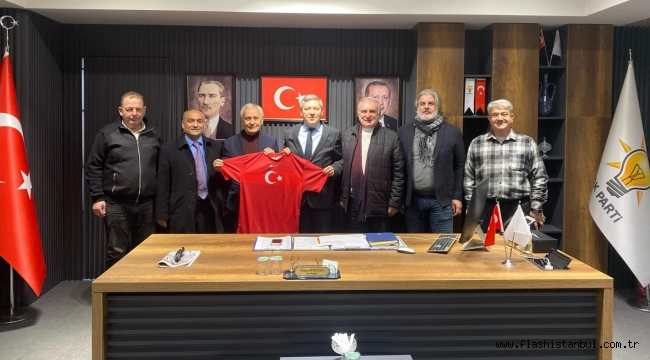 : BEYKOZ KULÜPLER BİRLİĞİ AK PARTİYE HAYIRLI OLSUN ZİYARETİ YAPTI