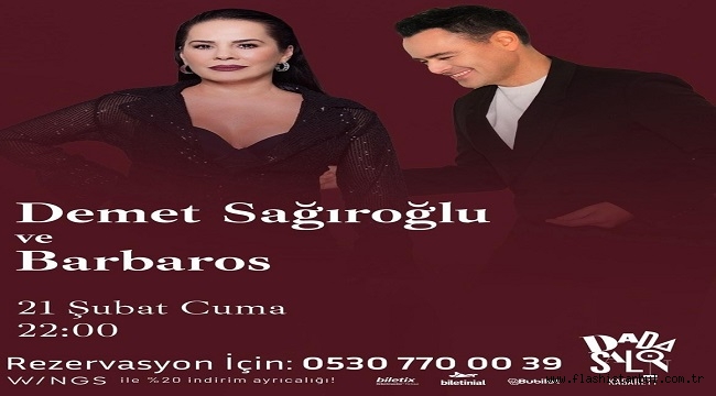 DEMET SAĞIROĞLU & BARBAROS'TAN TÜRKİYE PRÖMİYERİ