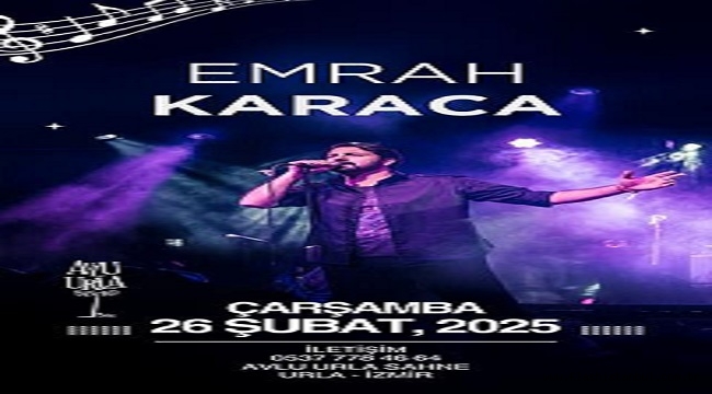 EMRAH KARACA'NIN İZMİR'DE SOLO KONSER HEYECANI