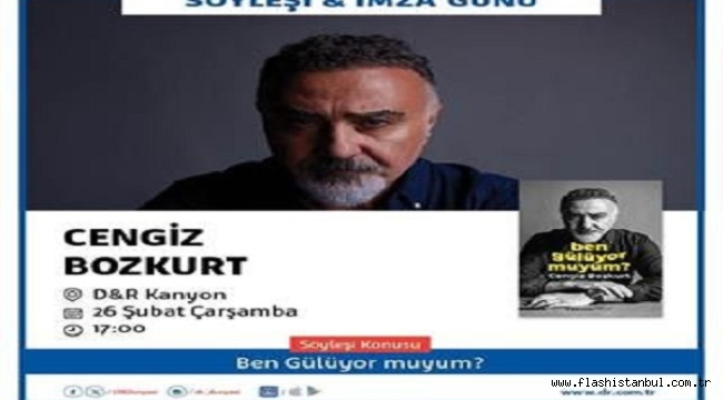 OYUNCU CENGİZ BOZKURT'UN İLK KİTAP HEYECANI