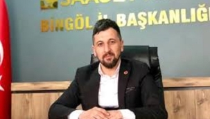 SP BİNGÖL İL BAŞKANI TİRYAKİ: "BU ÜLKENİN KAYBEDECEK BİR DAKİKASI BİLE YOK"