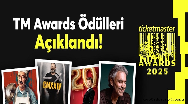 "TICKETMASTERS AWARDS 2025" ÖDÜLLERİ AÇIKLANDI