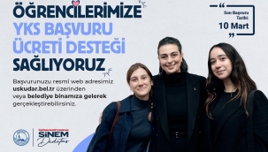 ÜSKÜDAR BELEDİYESİ'NDEN YKS'YE GİRECEK ÖĞRENCİLERE DESTEK