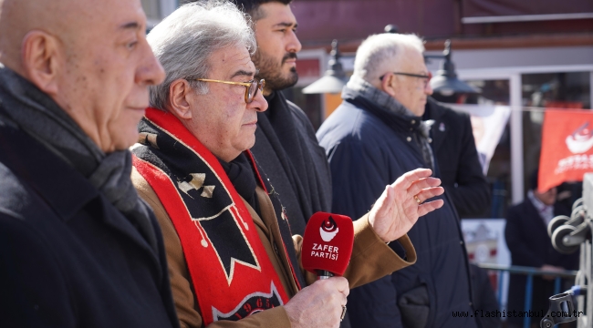 ZAFER PARTİSİ'NDEN "MEHMETCİK KATİLLERİNE AF YOK" VE "ÜMİT ÖZDAĞ'A ÖZGÜRLÜK"MİTİNGİ