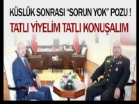 Küslük sonrası ''sorun yok'' pozu !