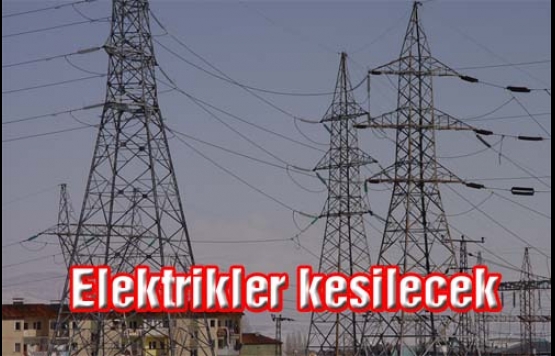 21 Nisan Pazartesi elektrik kesintisi