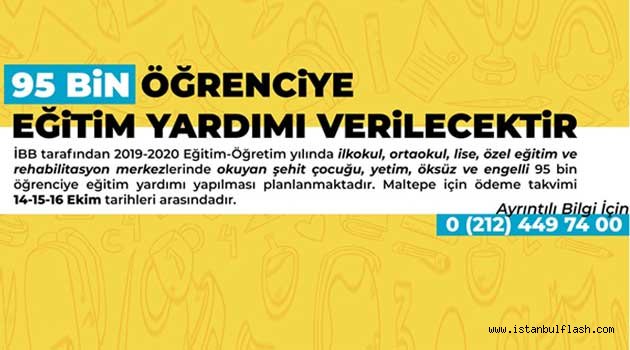 95 Bin Öğrenciye Eğitim Yardımı Verilecek