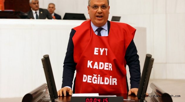 Ayhan Barut, EYT için Meclis'te haykırdı "EYT kader değildir"