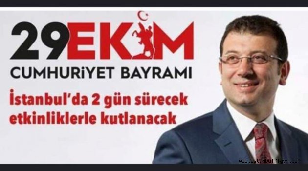 "Cumhuriyet bayramı 2 gün coşkuyla kutlanacak."