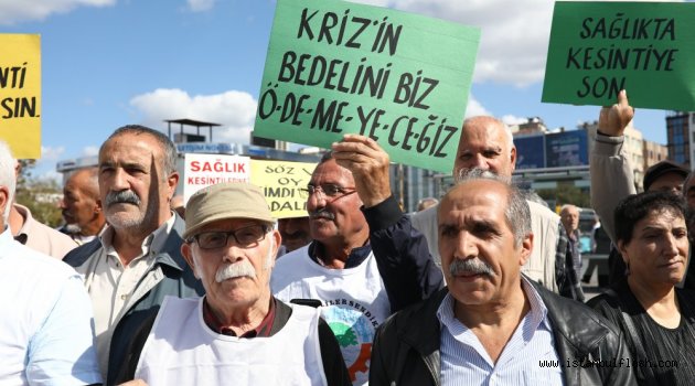 EMEKLİLER: KRİZİN FATURASINI BİZ ÖDEMEYECEĞİZ