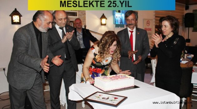 Gazeteci Yasemin Eryıldız, meslekte 25. Yılını Kutladı.