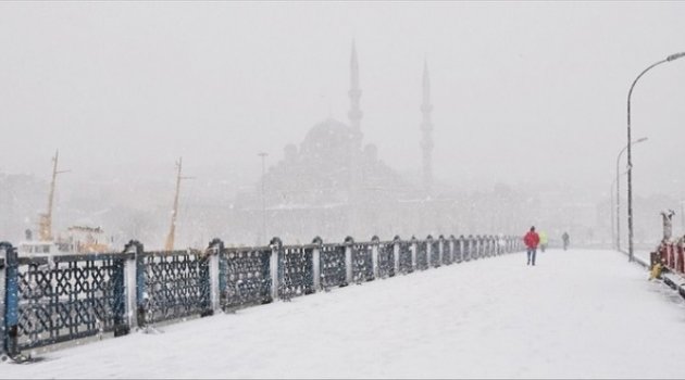 İstanbul'da kara kış kapıda