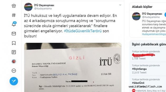 İTÜ de Keyfi uygulamalar devam ediyor