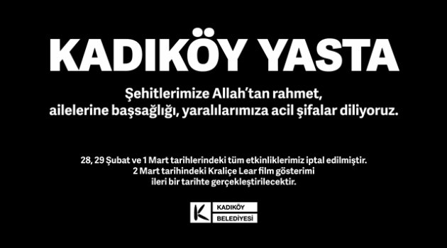 Kadıköy Yasta;