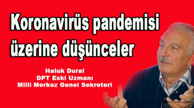 Koronavirüs pandemisi üzerine düşünceler