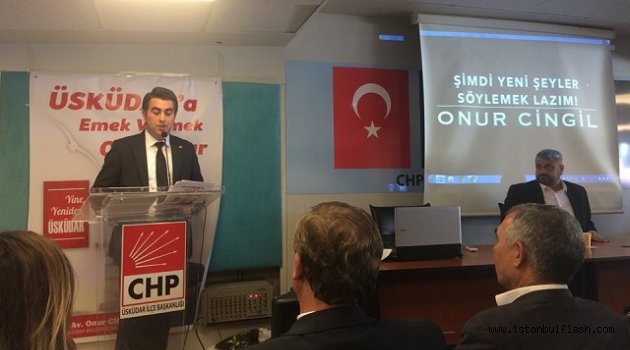 ONUR CİNGİL"YAPABİLİRİZ, BAŞARABİLİRİZ, KAZANABİLİRİZ, HALKIN İKTİDARINI KURABİLİRİZ