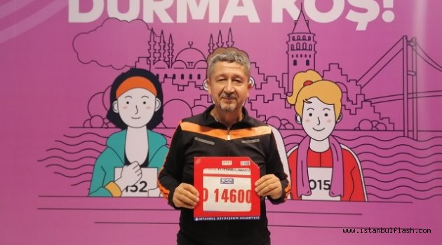 Rıdvan Şükür, 41. İstanbul Maratonu'nda koşacak.