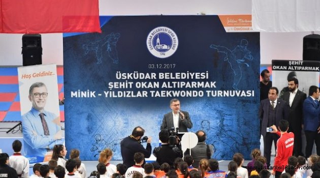 ŞEHİT OKAN ALTIPARMAK ADINA TAEKWONDO TURNUVASI YAPILDI