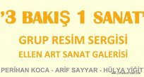 ''3 Bakış 1 Sanat''