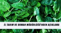 İl Tarım ve Orman Müdürlüğü'nden Açıklama