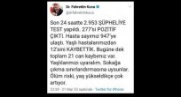 Koca;12 Yaşlı Hastamızı Kaybettik