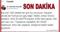 Son 24 Saat 343 Yeni Tanı, 7 Kayıp