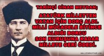 Meydan "Atatürk Milli mücadele bitince aldığı borcu son kuruşuna kadar millete geri ödedi.