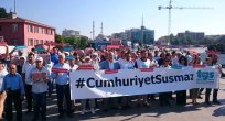 Cumhuriyet çalışanları davası başladı.