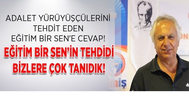 Yeşildağ" Eğitim bir sen'in tehdidi bizlere çok tanıdık!