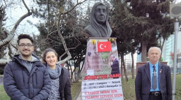  ZÜBEYDE HANIM, ÖLÜMÜNÜN 95.YILINDA, İSTANBUL'DA BÜSTÜ BAŞINDA ANILDI!...