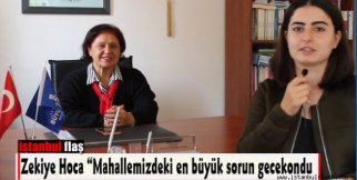 Zekiye Hoca “Mahallemizdeki en büyük sorun gecekondu